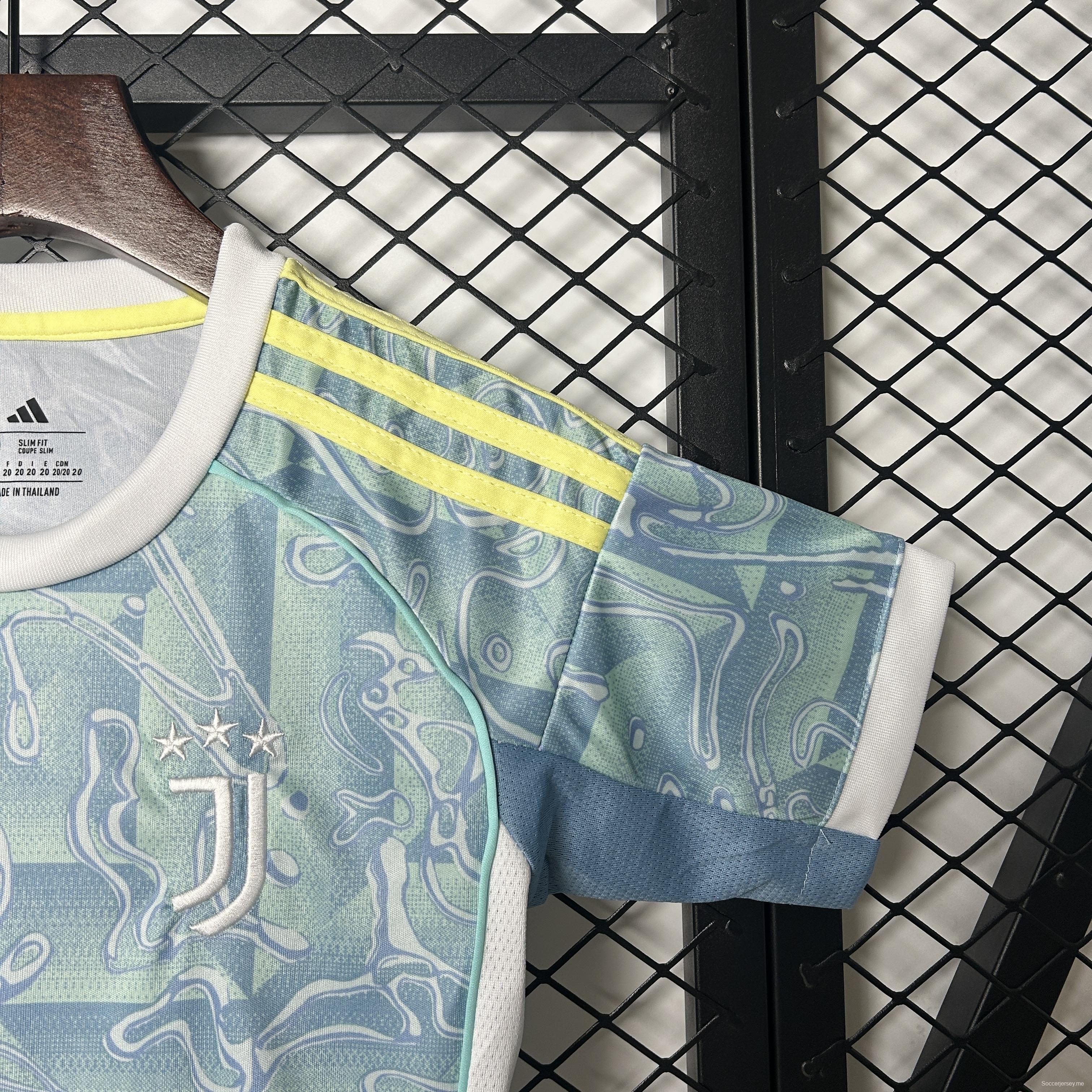 25/26 قميص أطفال يوفنتوس ذهاباً وإياباً 16-28