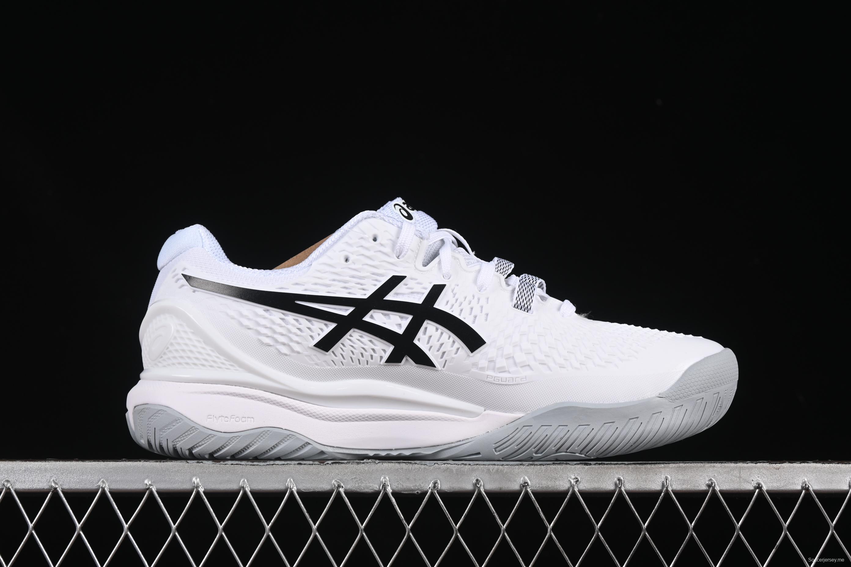 حذاء الجري جل-ريسوليوشن 9 ريترو من اسيكس جل-ريسوليوشن 9 مبطن كاجوال قابل للتنفس - 1041A330-100