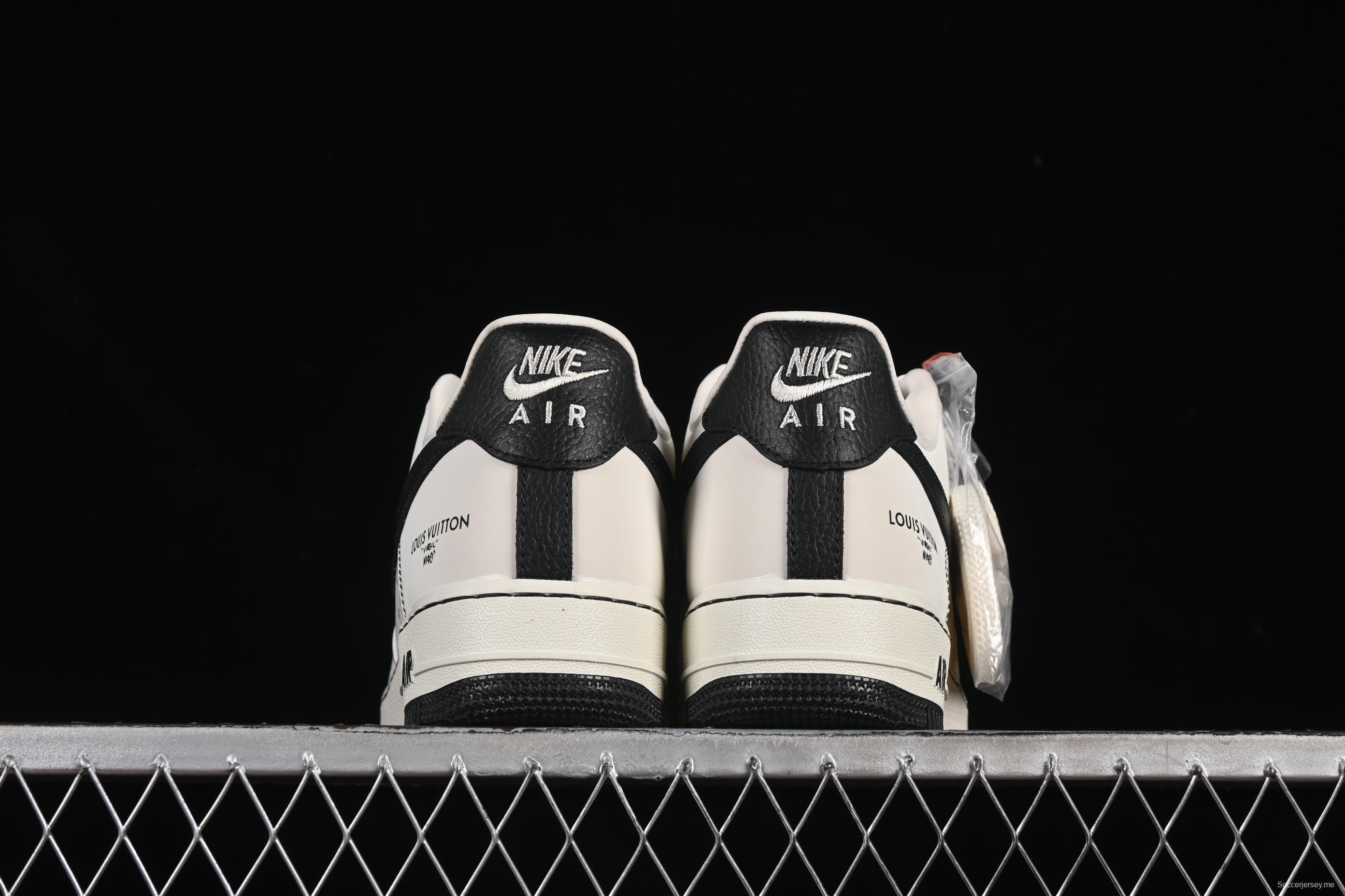 Nike Air Force 1 '07 Low LV Collaboration White Black Casual Sneakers - BZ6808-102
