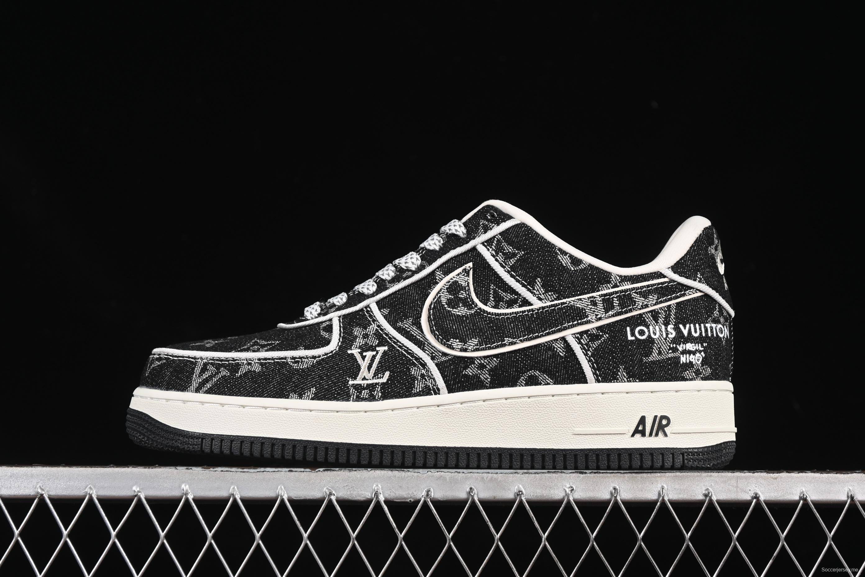 Nike Air Force 1'07 Low LV Collaboration Dark Denim Low-Top Casual Sneakers - SC9207-531