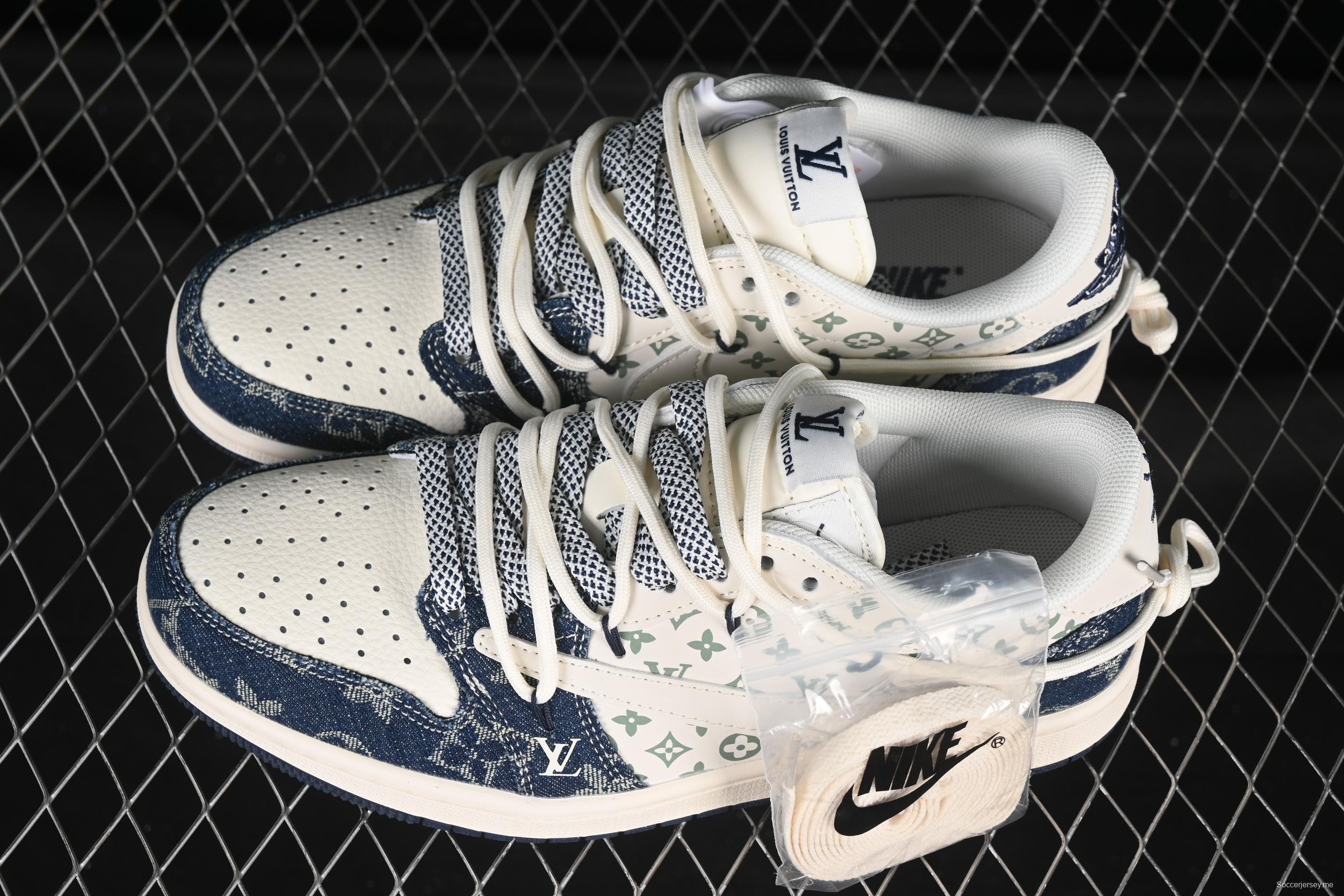 حذاء نايك ترافيس سكوت × فراجمينت ديزاين × اير جوردان 1 لو OG SP SP كاجوال مع سووش عكسي - YX5066-322