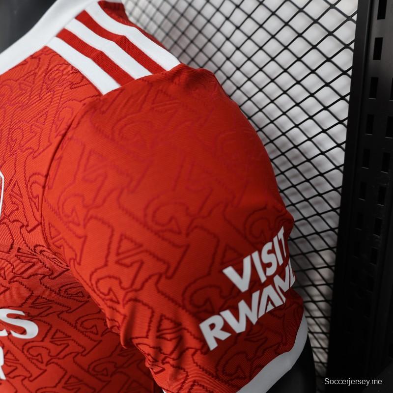 إصدار اللاعب 25/26 قميص أرسنال الأحمر الخاص قبل المباراة 25/26