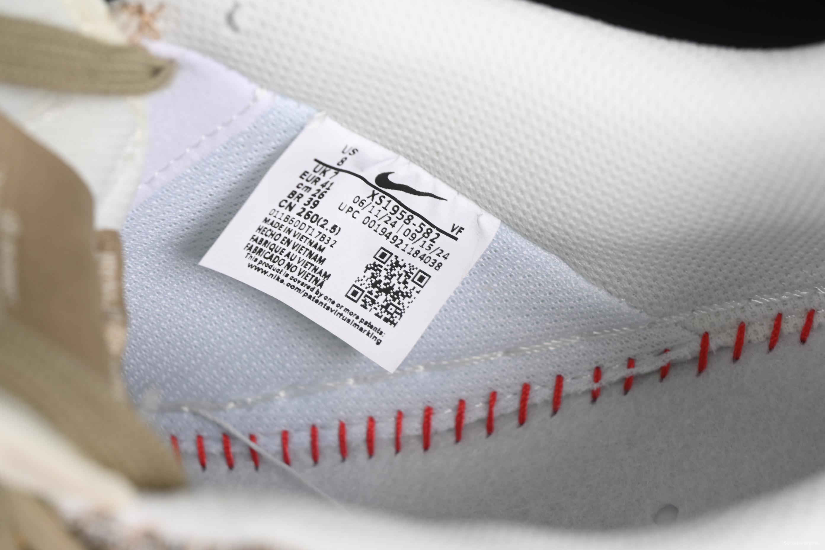 Nike Air Force 1'07 Low LV Collaboration Khaki Print Denim Casual Sneakers - XS1958-582