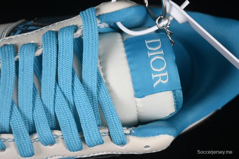 حذاء نايك اير فورس 1 '07 منخفض بالتعاون مع ديور حذاء رياضي كاجوال أزرق حجري منخفض - KK1988-088