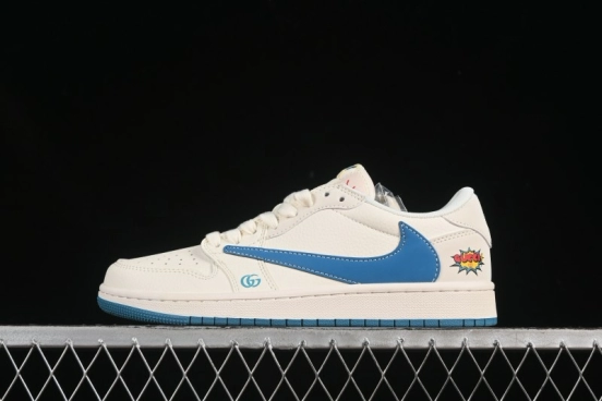 حذاء نايك ترافيس سكوت x Fragment Design x Air Jordan 1 Low OG SP AJ1 AJ1 سنيكرز كاجوال منخفض علوي - ZH2598-165