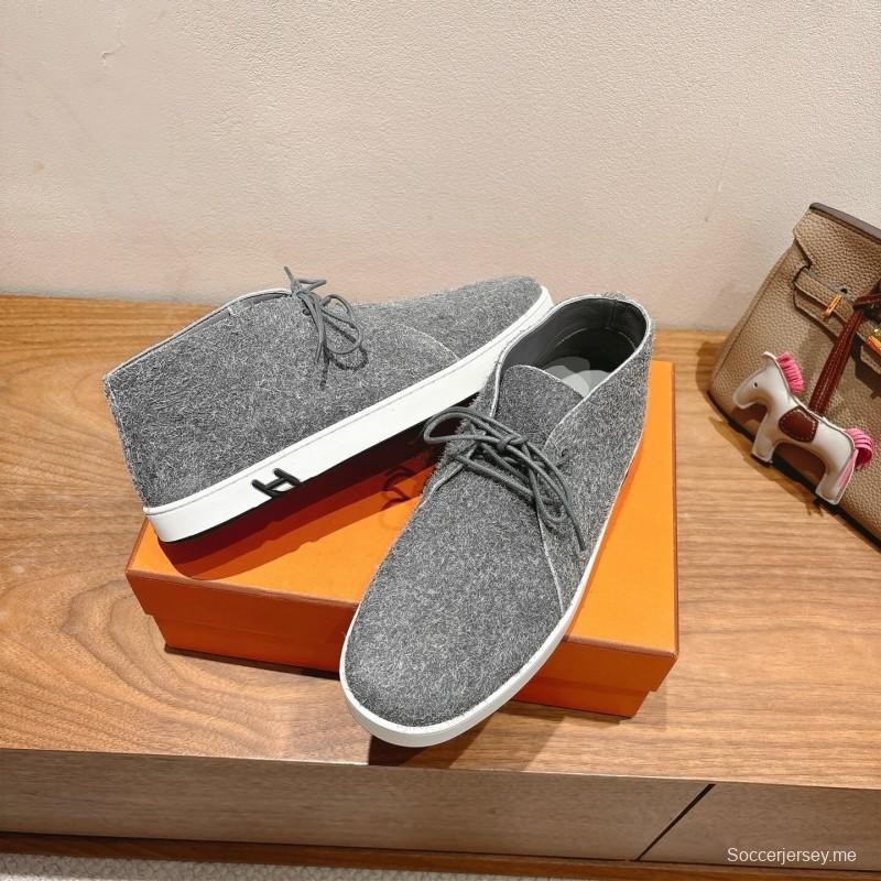 2025 Unisex H Grey Felt Boots AS00380