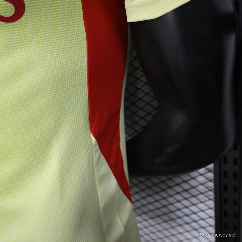 نسخة اللاعب 25/26 قميص حارس المرمى الأصفر الخاص بأرسنال 25/26