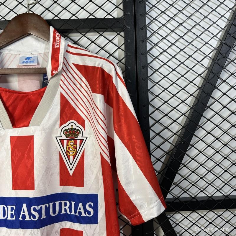 94/95 Retro Sporting Gijon Home Jersey