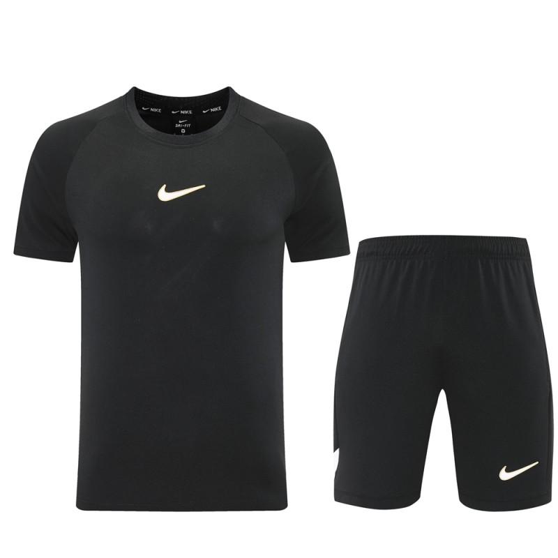 25/26 Nike Black Short Sleeve Jersey+Shorts