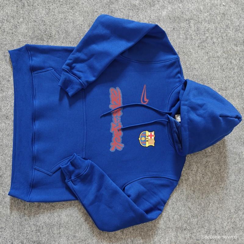 25/26 Barcelona Black Cactus Jack Hoodie -7 Colors