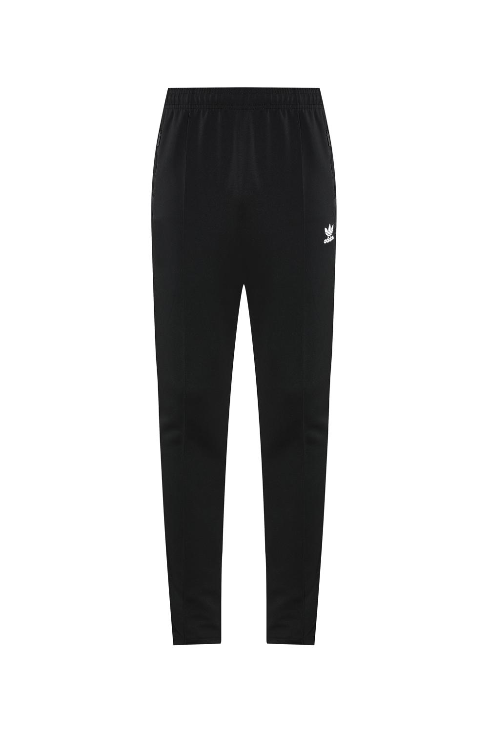 2025 Adidas Original Black Full Hoodie Zipper Jacket +Long Pants