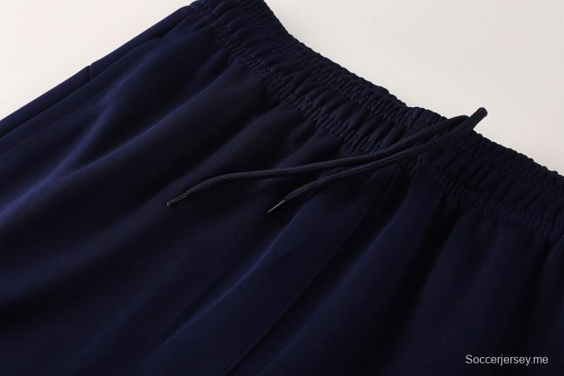 25/26 Barcelona Navy/Orange Full Zipper Jacket +Long Pants