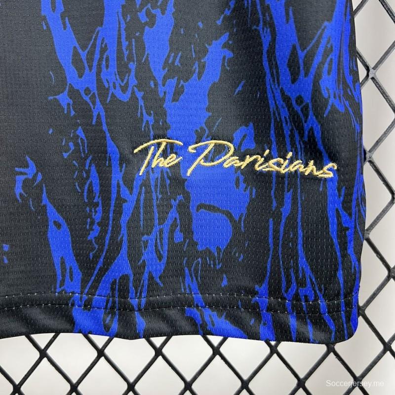 2025/26 باريس سان جيرمان (CAMPEONES DE EUROPA) قميص أحمر وأزرق