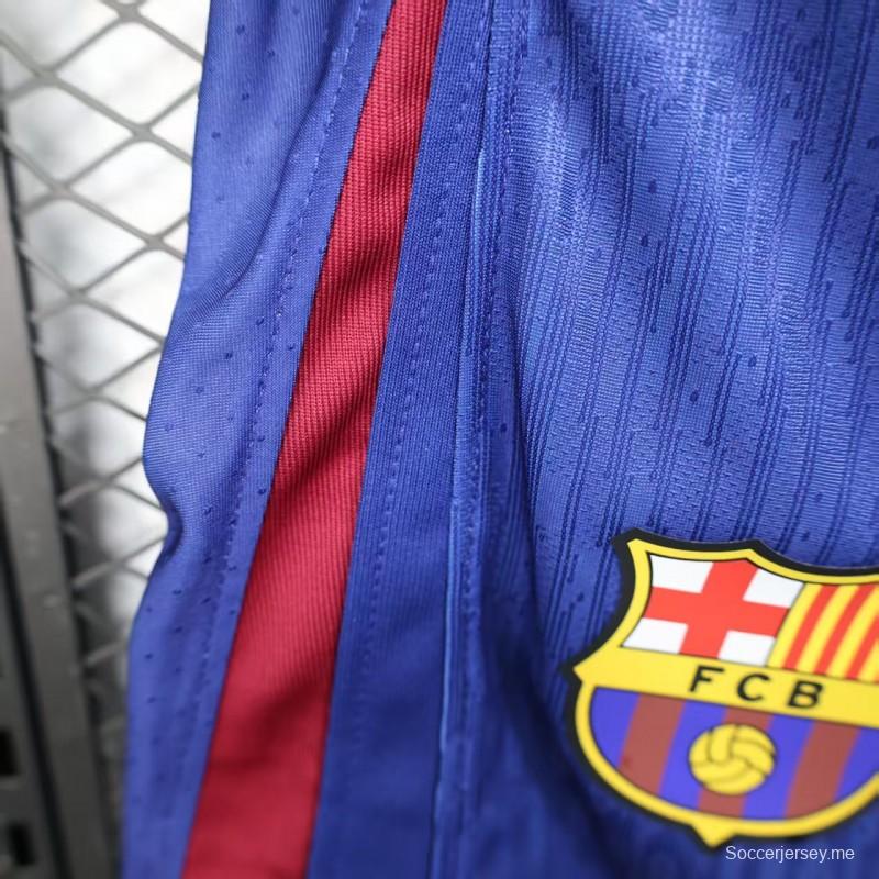 نسخة اللاعب 25/26 شورت برشلونة الأساسي 25/26