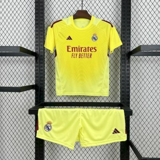 2025/26 أطفال 2025/26 طقم حارس مرمى ريال مدريد الأصفر