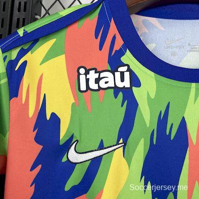 2025 قوس قزح البرازيل 2025 مع قميص قوس قزح بنمط التمويه