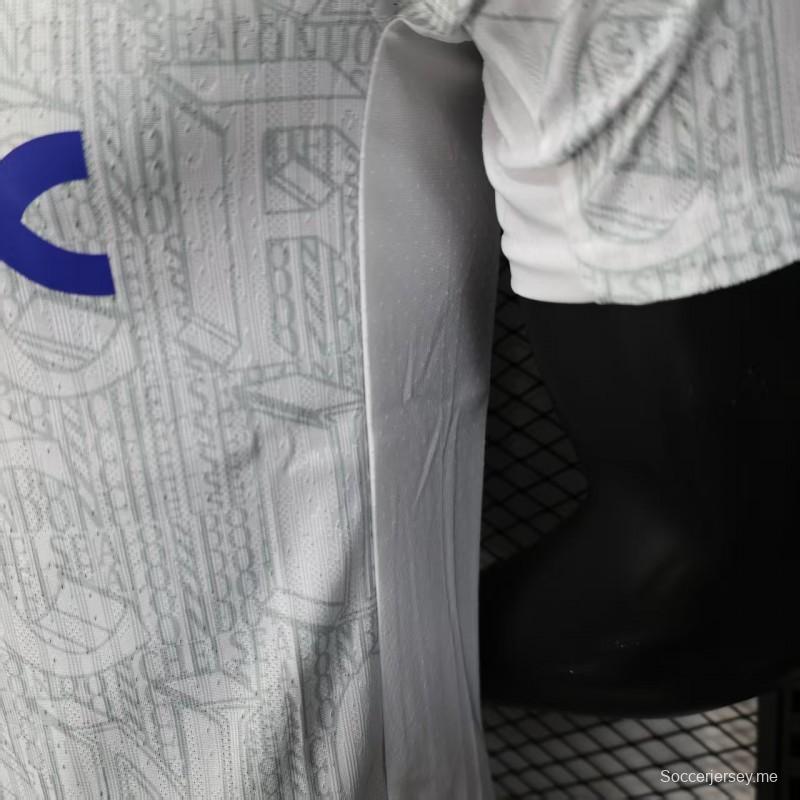 إصدار اللاعب 25/26 قميص تشيلسي الأبيض قبل المباراة 25/26 تشيلسي قبل المباراة