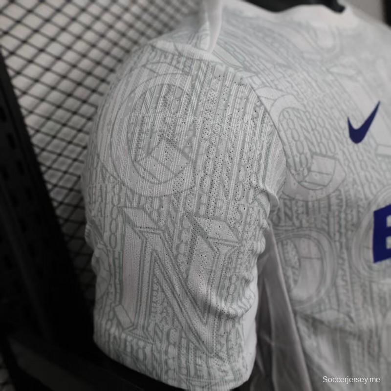 إصدار اللاعب 25/26 قميص تشيلسي الأبيض قبل المباراة 25/26 تشيلسي قبل المباراة