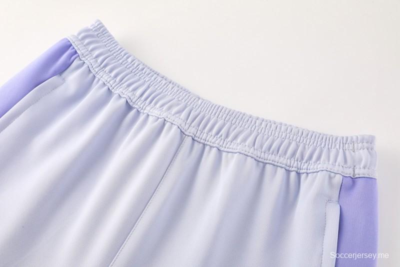 2025 جاكيت نايك 2025 جاكيت بنفسجي كامل بسحاب + بنطلون طويل