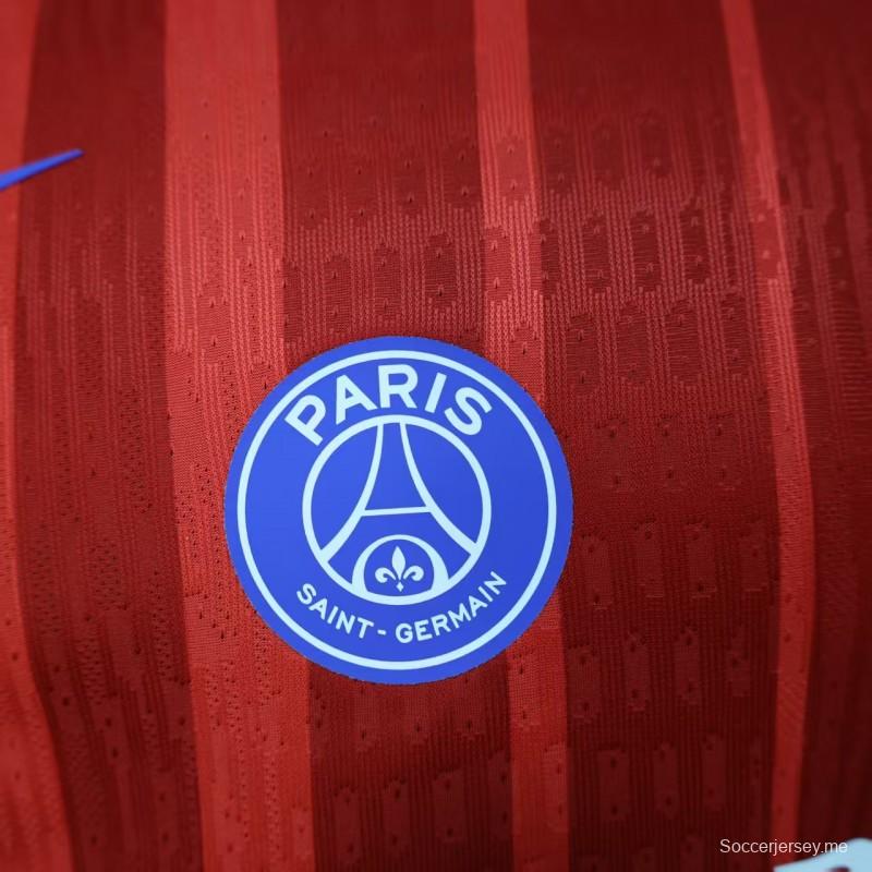 نسخة اللاعب 25/26 القميص الأحمر الثالث لباريس سان جيرمان 25/26