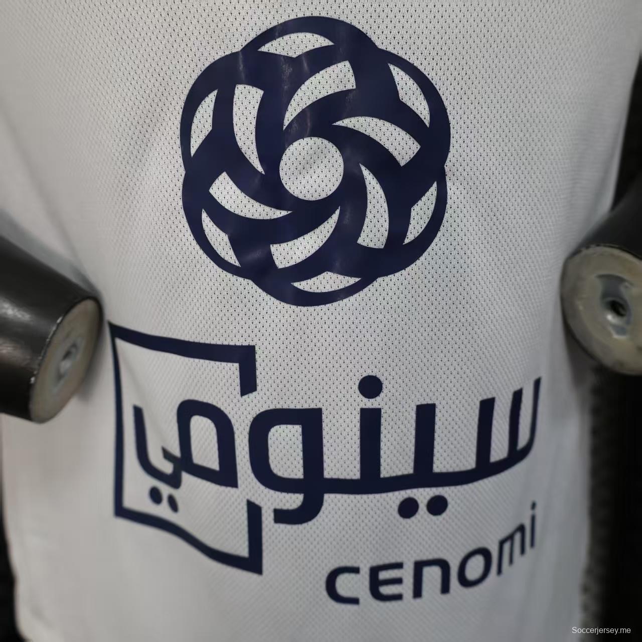 إصدار اللاعب 25/26 قميص الأهلي المنزلي الأبيض 25/26