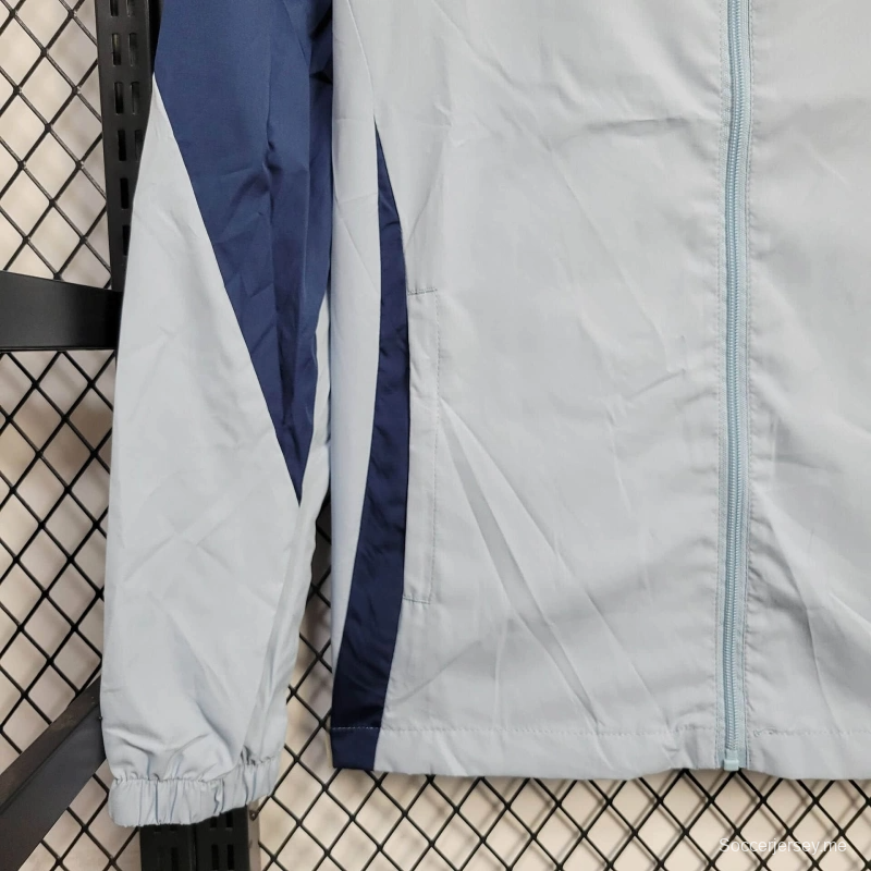 25/26 جاكيت بوكا جونيورز سترة واقية من الرياح أزرق فاتح