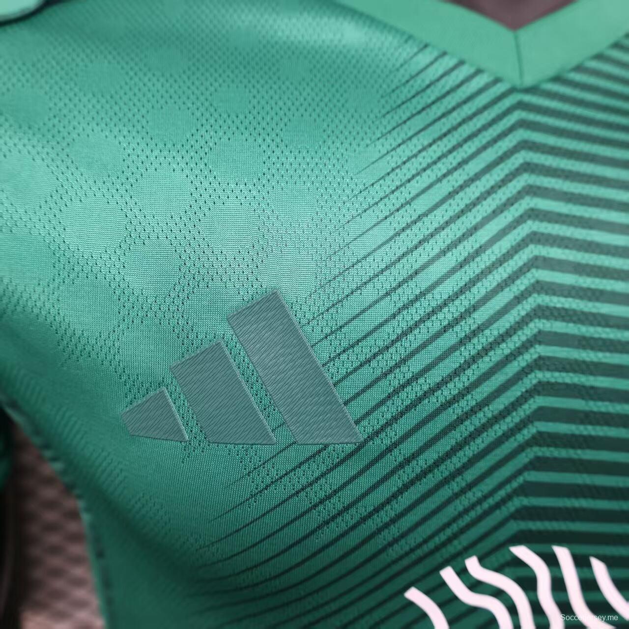 نسخة اللاعب 25/26 قميص الأهلي الأخضر خارج أرضه الأهلي 25/26