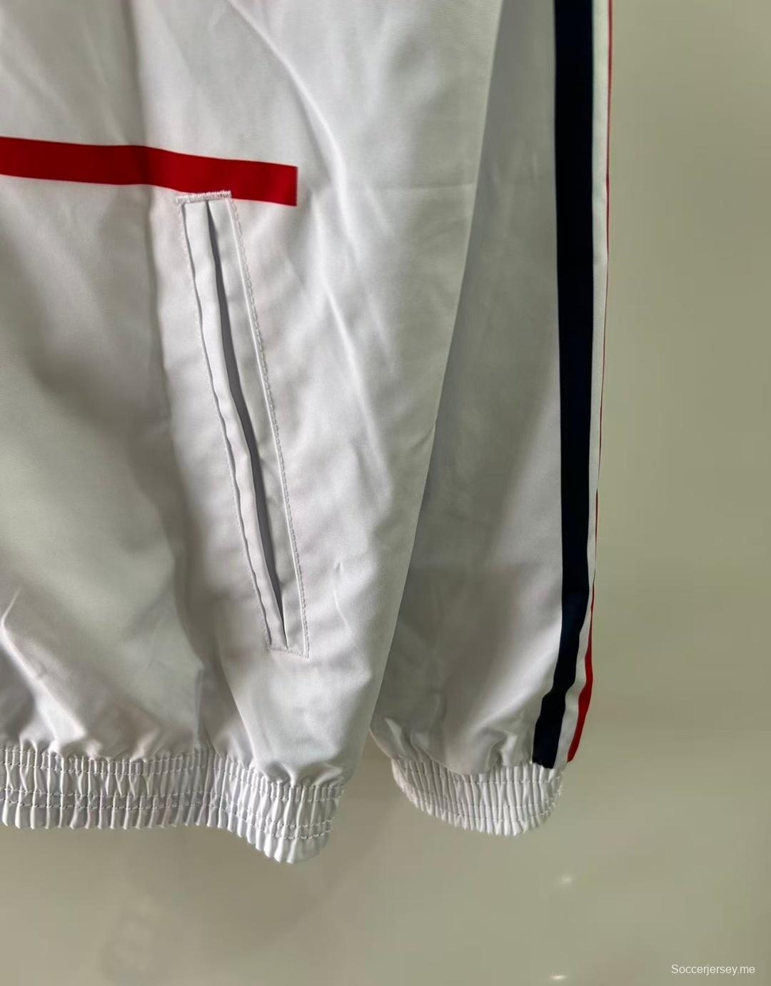 1998 فرنسا 1998 سترة واقية من الرياح زرقاء