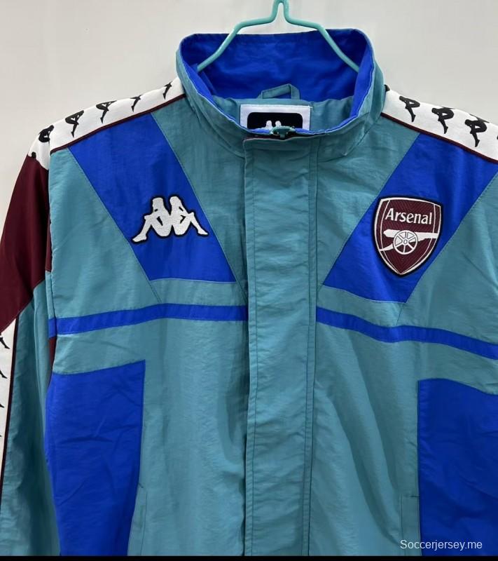 25/26 مانشستر يونايتد مانشستر يونايتد 1967 سترة واقية من الرياح زرقاء اللون أزرق اللون