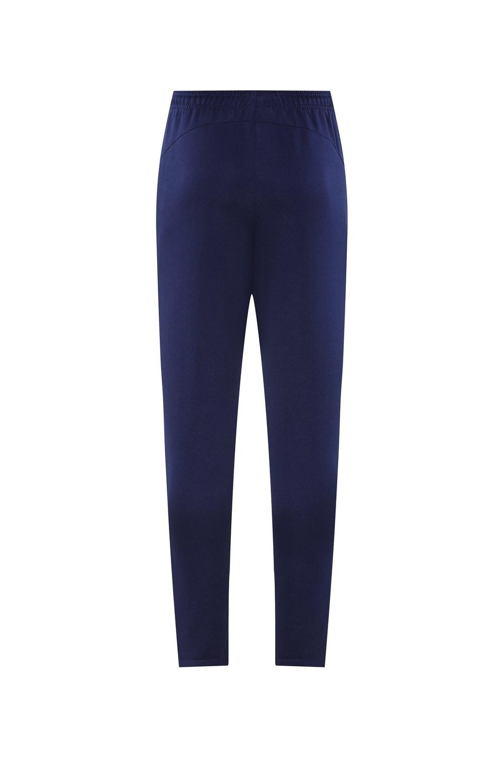 2025 NIKE جاكيت أسود/أبيض بسحاب كامل + بنطلون طويل