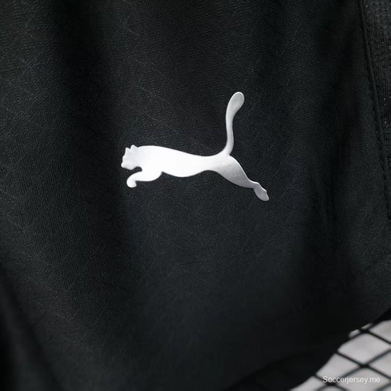 إصدار اللاعب 25/26 شورت مانشستر يونايتد أسود اللون أسود قصير 25/26