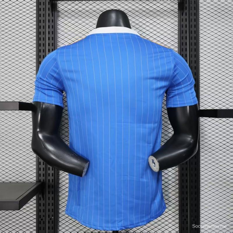 إصدار اللاعب 25/26 قميص أزرق كاجوال ريال مدريد 25/26