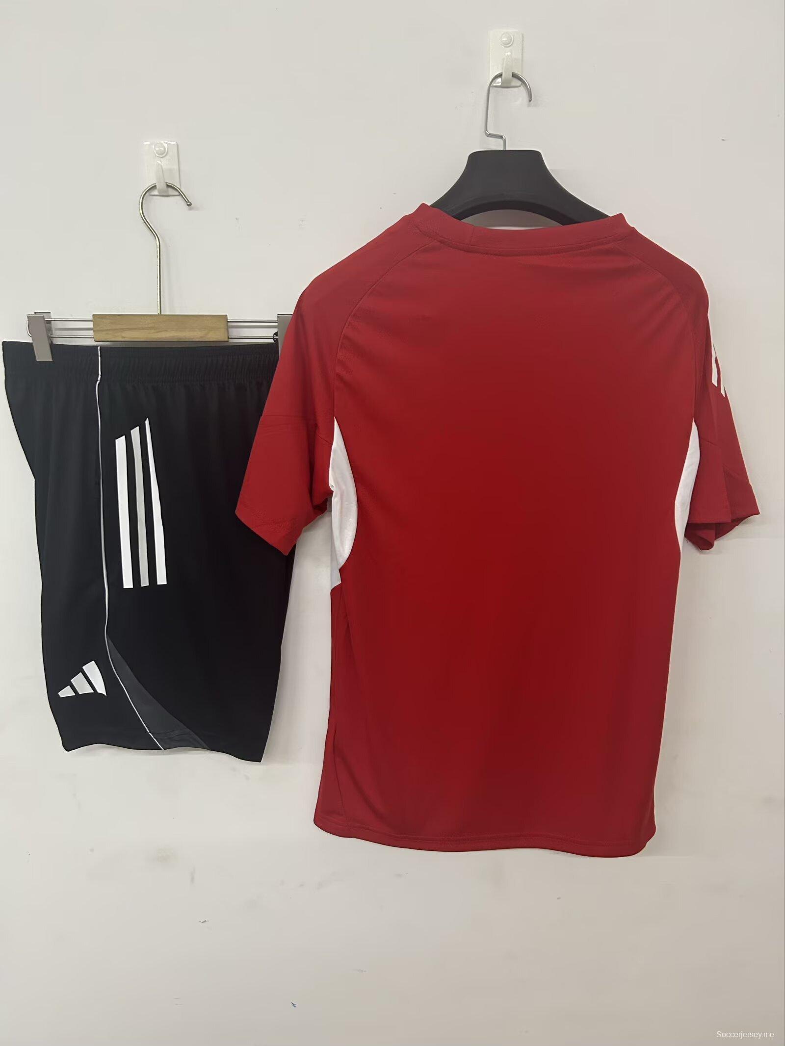 2526 قميص تدريب أتلتيك بلباو أتلتيك بلباو أحمر+شورت أحمر