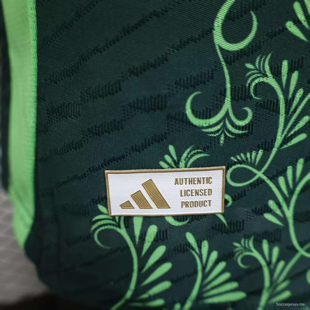 إصدار اللاعب 2025 قميص الجزائر الأخضر 2025