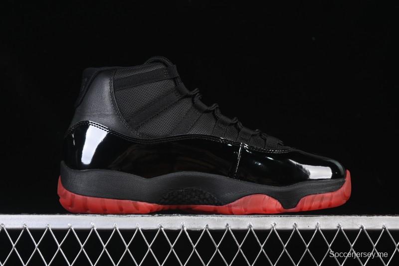 حذاء كرة السلة نايك اير جوردان 11 ريترو جوردان 11 بلاك ريد ريد - 378037-326