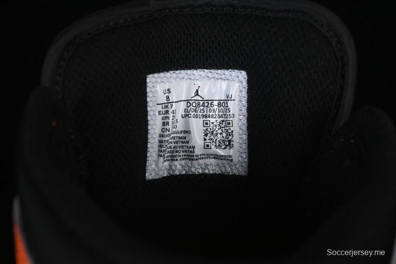 نايك اير جوردان 1 ميد AJ1 اير جوردان 1 اير جوردان 1 ميد AJ1 أسود أبيض برتقالي - DQ8426-801