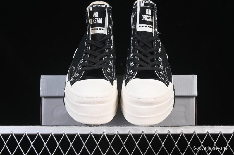 Rick Owens Drkshdw Converse Chuck 70 High Top Platform Casual Canvas Shoes - A06754C