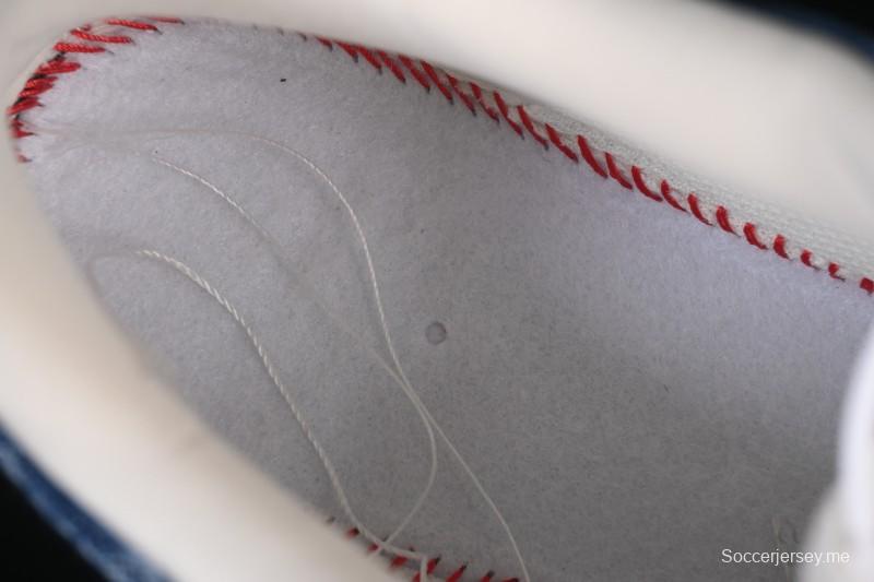 حذاء نايك اير فورس 1 '07 المنخفض من نايك اير فورس 1 '07 LV Collaboration حذاء رياضي كاجوال أزرق بحري أبيض - YF9511-813