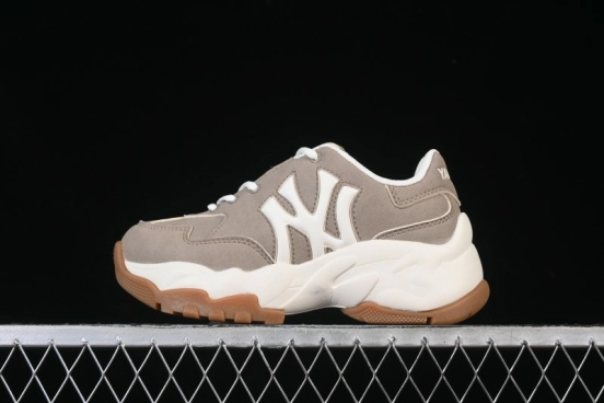 New York Yankees Bigball Chunky Vintage Window Platform Sneakers - 3ASHVT35N50BRS