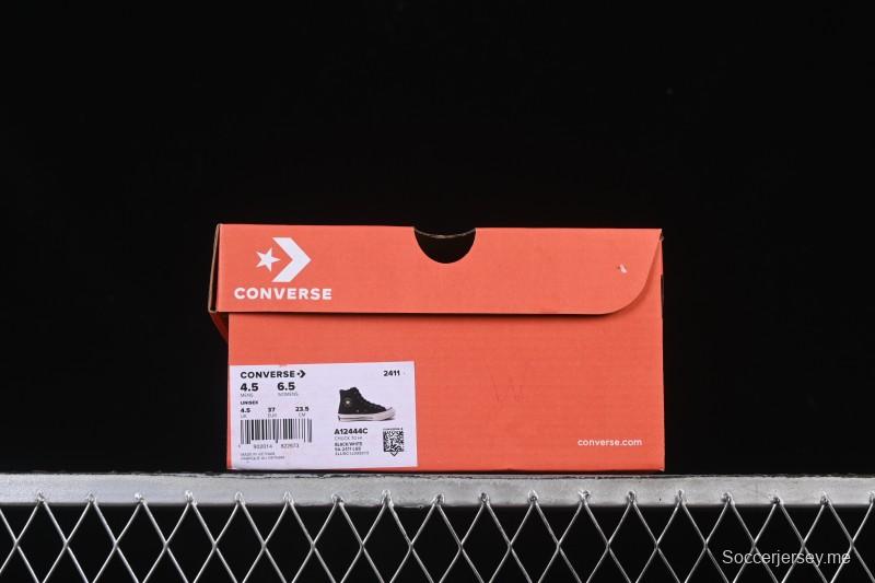 حذاء رياضي كاجوال جلدي عالي الكعب من كونفرس تشاك 1970s من كونفرس - A12444C