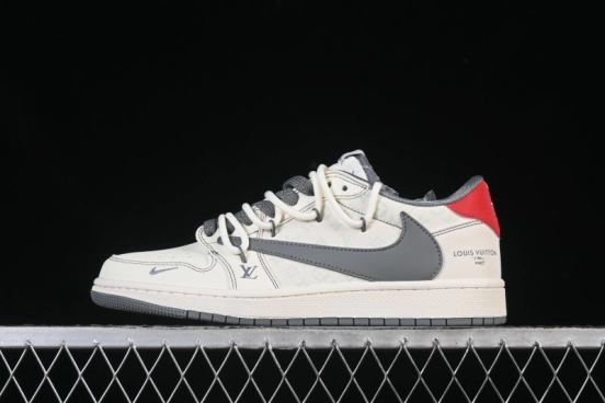 Nike Travis Scott x Fragment Design x Air Jordan 1 Low OG SP AJ1 Low Top Casual Sneakers - HT5088-605