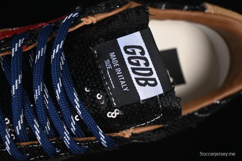 حذاء سنيكرز جلدي من جولدن جوس ترو ستار من الجلد المضغوط - GGDB