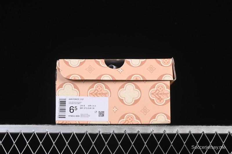 حذاء نايك اير فورس 1 '07 المنخفض من نايك اير فورس 1 '07 LV Collaboration حذاء رياضي كاجوال أزرق أبيض - YF9511-809