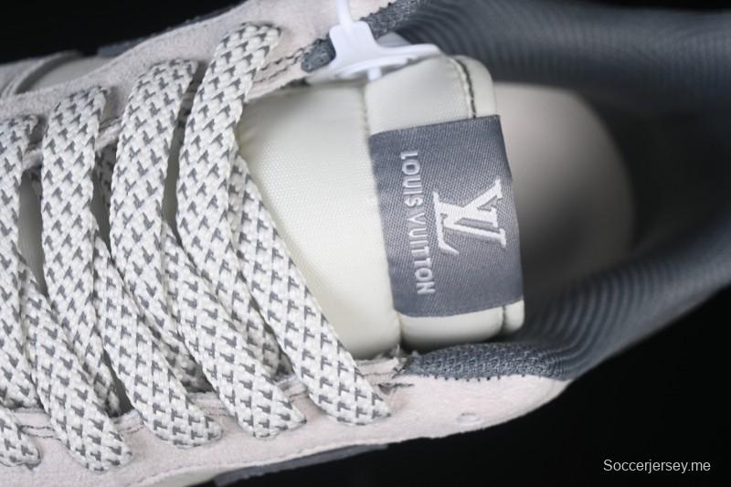 حذاء نايك اير فورس 1 '07 المنخفض من نايك اير فورس 1 '07 LV Collaboration Grey Hook Woven Label الرياضي الكاجوال - CX5050-Y25