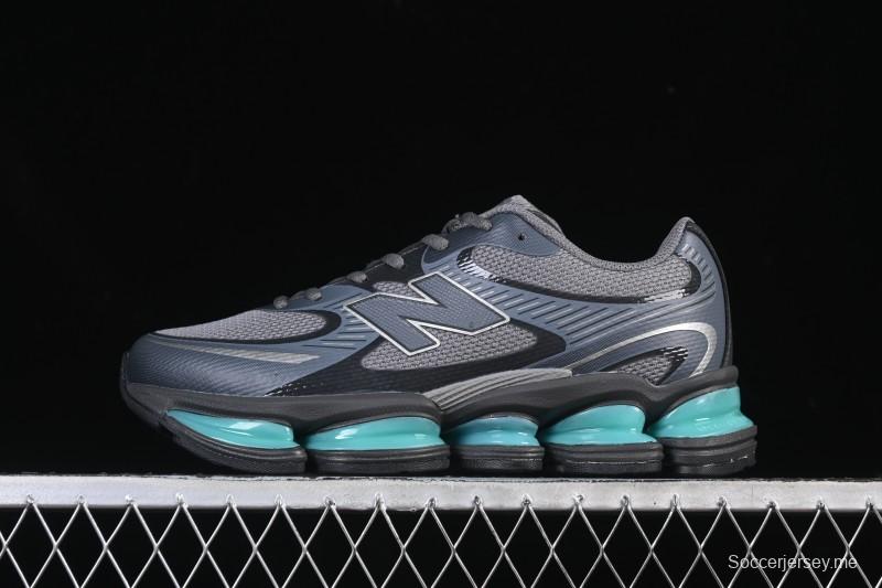 حذاء جري رياضي كاجوال رياضي من سلسلة نيو بالانس 2000 ريترو على طراز أبي - U20007PF