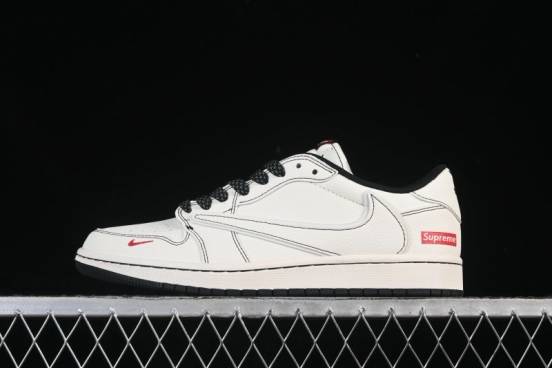 حذاء نايك ترافيس سكوت x Fragment Design x Air Jordan 1 Low OG SP AJ1 AJ1 سنيكرز كاجوال منخفض علوي - HH7518-089
