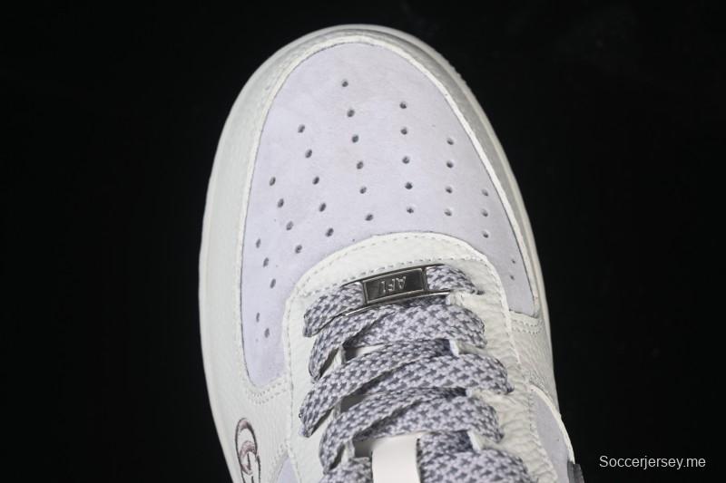 حذاء نايك اير فورس 1'07 المنخفض من نايك اير فورس 1'07 بالتعاون مع غوتشي حذاء رياضي كاجوال أبيض بني فاتح منخفض - YF9511-807