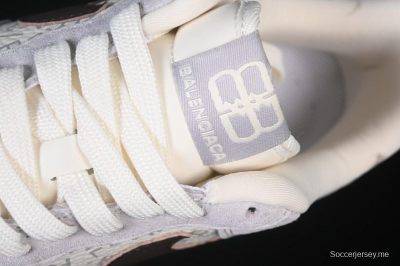 حذاء نايك اير فورس 1 '07 المنخفض من نايك بالتعاون مع بالنسياغا حذاء رياضي كاجوال أبيض بني - YF9511-806