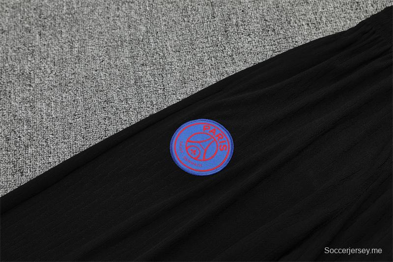 Player Version 25/26 PSG Black T90 Half Zipper Jacket+Long Pants