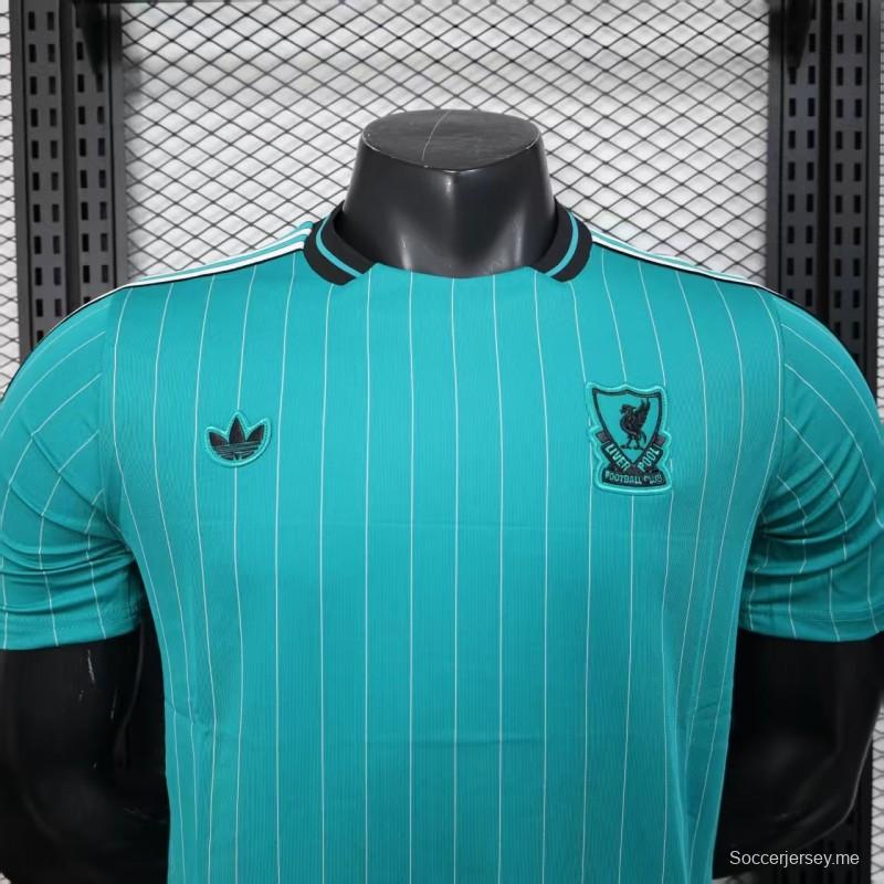 Player Version 25/26 Liverpool  Adidas Original Blue Jersey